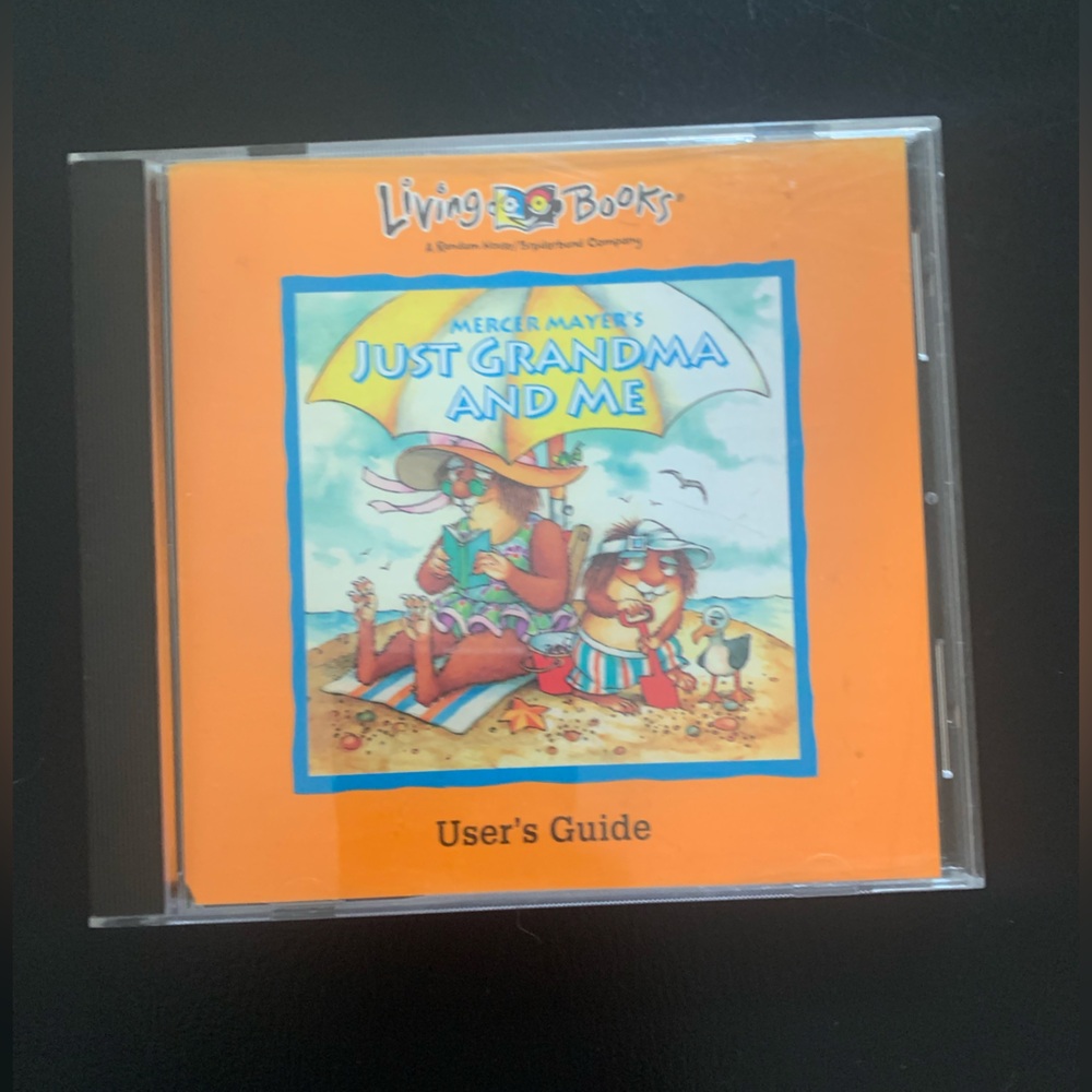 Mercer Mayer's Just Grandma and Me PC Windows 95/Mac 1993 CD-ROM Living Books